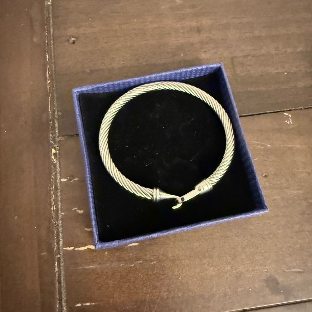 Twisted Silver Bracelet